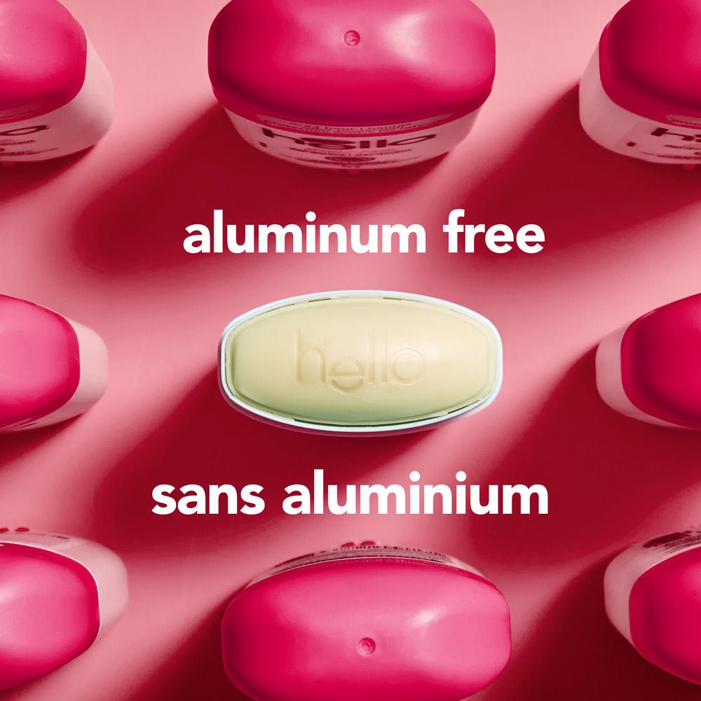 hello unicorn aluminum free deodorant for Women and Men shown with the full aluminum free hello deodorant lineup.