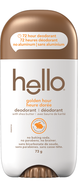Déodorant sans aluminium hello heure dorée pour femme et homme