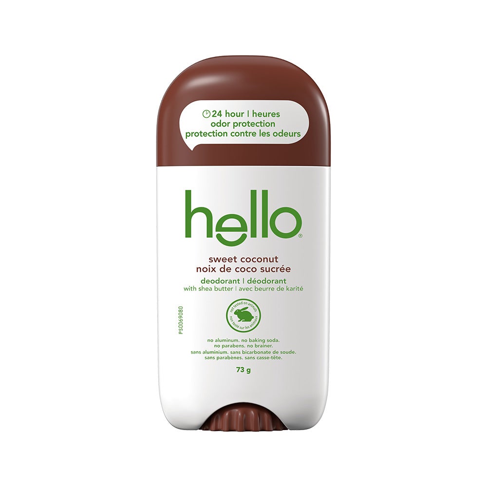 hello Sweet Coconut Aluminum Free Deodorant Stick