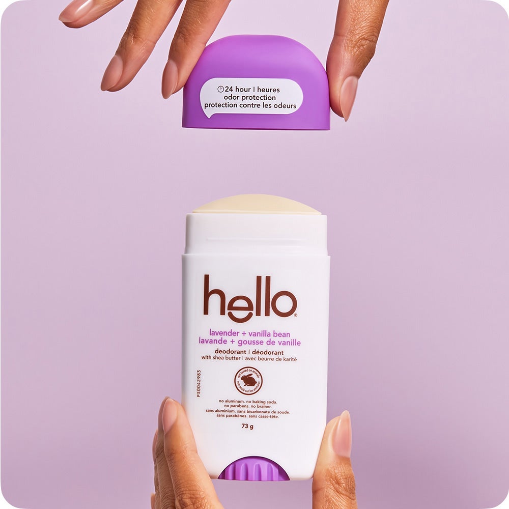 How to use hello Sunny Daze Aluminum Free Deodorant Stick