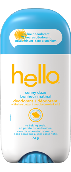 hello Sunny Daze Aluminum Free Deodorant for Women and Men
