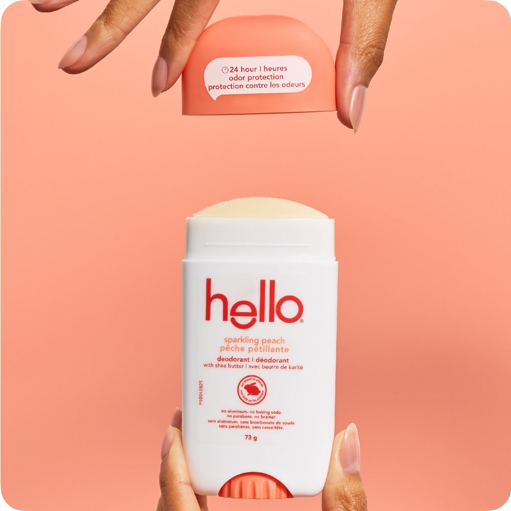 How to use hello Sunny Daze Aluminum Free Deodorant Stick